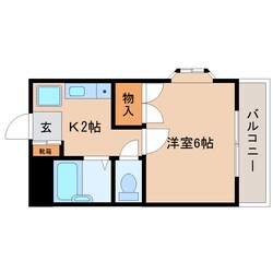 高田市駅 徒歩11分 2階の物件間取画像